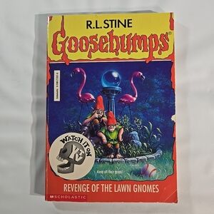 Goosebumps: Revenge of the Lawn Gnomes - Yellow & Red Cover by Scholastic